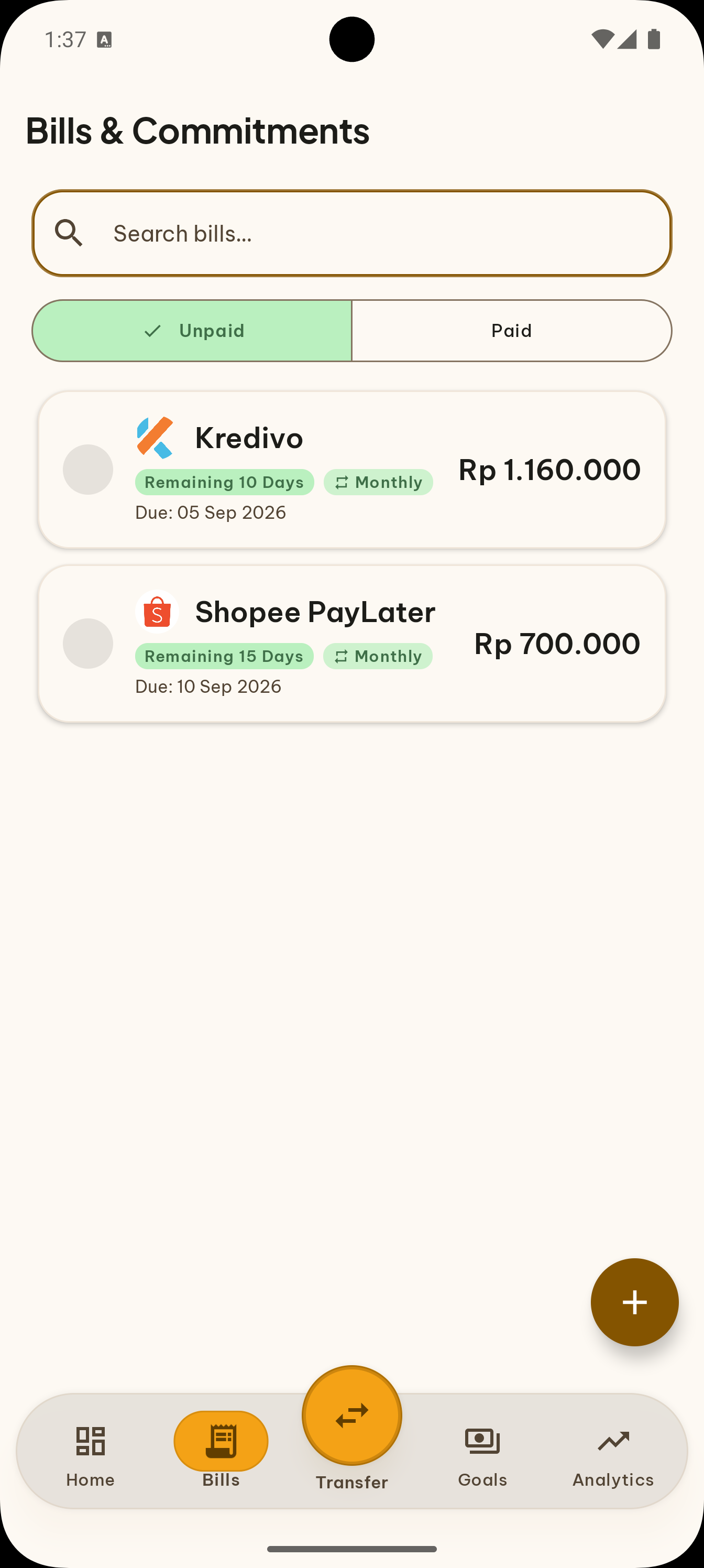 Bills